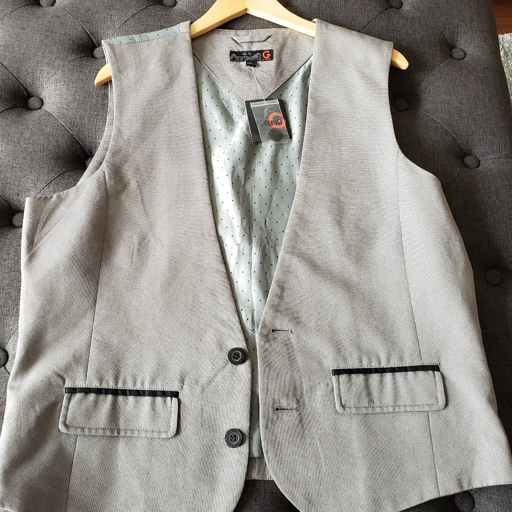 G by Guess Frost Gray Vest